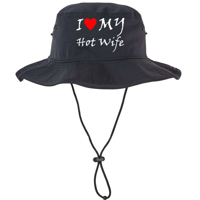 I Love My Hot Wife Legacy Cool Fit Booney Bucket Hat