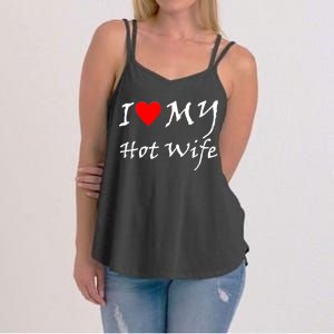 I Love My Hot Wife Women's Strappy Tank