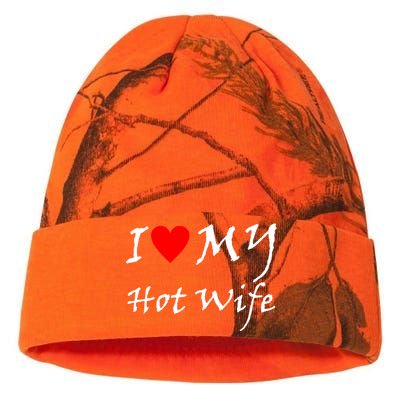 I Love My Hot Wife Kati Licensed 12" Camo Beanie