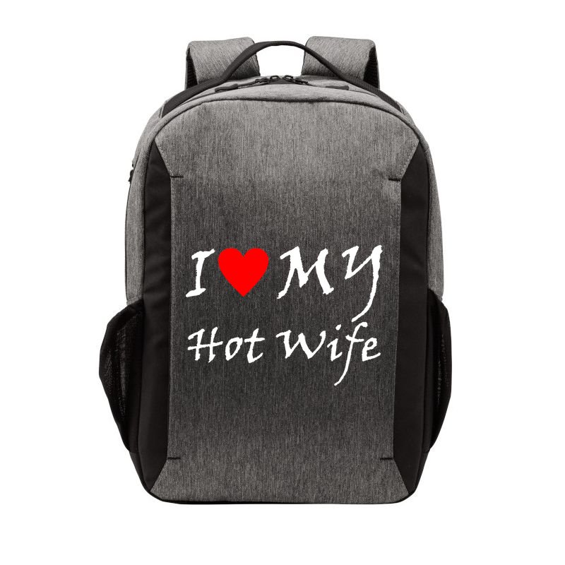 I Love My Hot Wife Vector Backpack