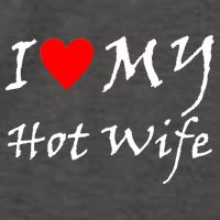 I Love My Hot Wife Vector Backpack