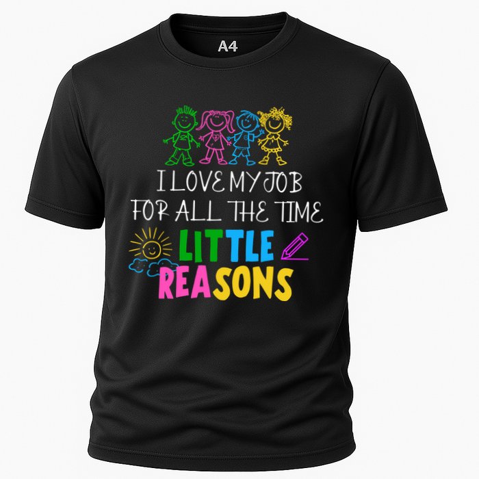 I Love My Job For All The Time Little Reasons Cooling Performance Crew T-Shirt