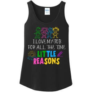 I Love My Job For All The Time Little Reasons Ladies Essential Tank