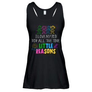 I Love My Job For All The Time Little Reasons Ladies Essential Flowy Tank