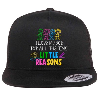 I Love My Job For All The Time Little Reasons Flatbill Hat