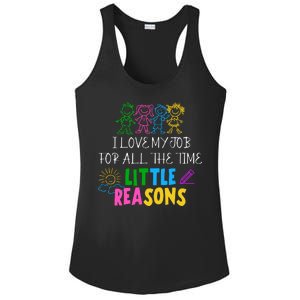 I Love My Job For All The Time Little Reasons Ladies PosiCharge Competitor Racerback Tank