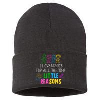 I Love My Job For All The Time Little Reasons Sustainable Knit Beanie