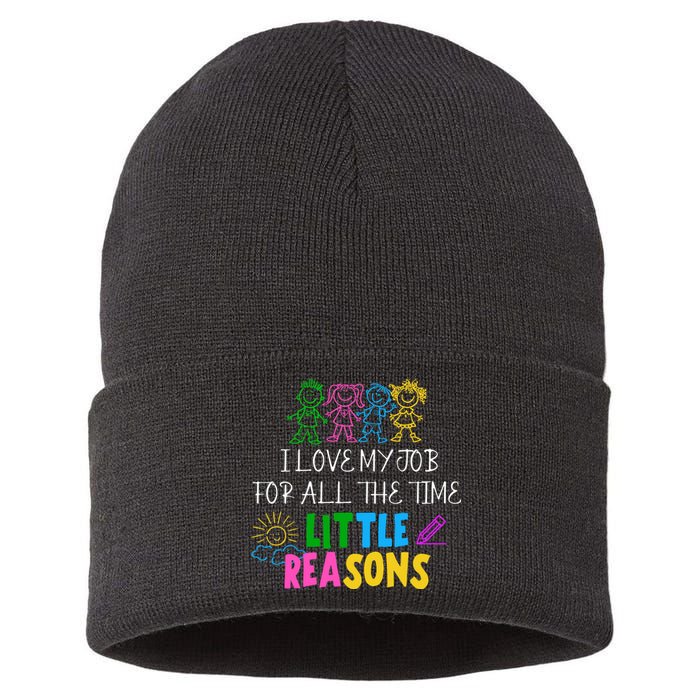 I Love My Job For All The Time Little Reasons Sustainable Knit Beanie