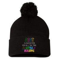 I Love My Job For All The Time Little Reasons Pom Pom 12in Knit Beanie