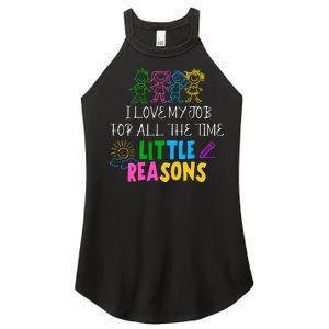 I Love My Job For All The Time Little Reasons Women's Perfect Tri Rocker Tank