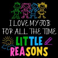 I Love My Job For All The Time Little Reasons Women's V-Neck T-Shirt