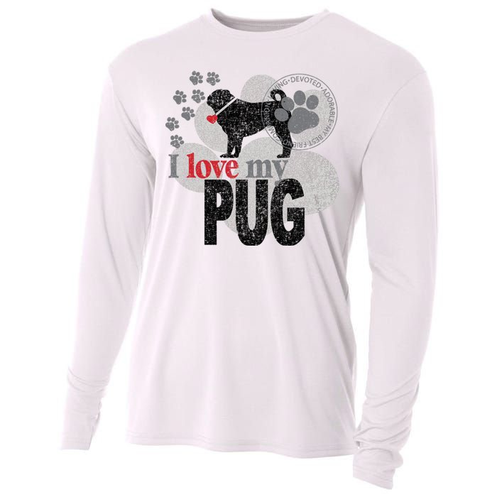 I Love My Pug - Dog Cooling Performance Long Sleeve Crew