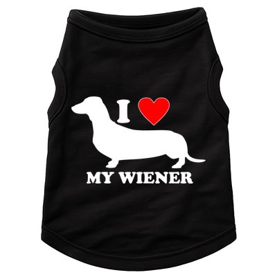 I Love My Wiener Doggie Tank