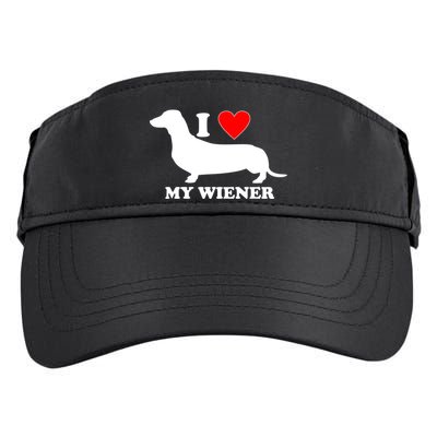 I Love My Wiener Adult Drive Performance Visor