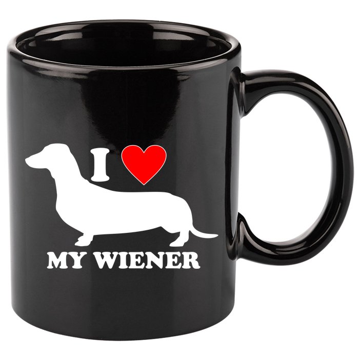 I Love My Wiener 11oz C Handle Ceramic Mug
