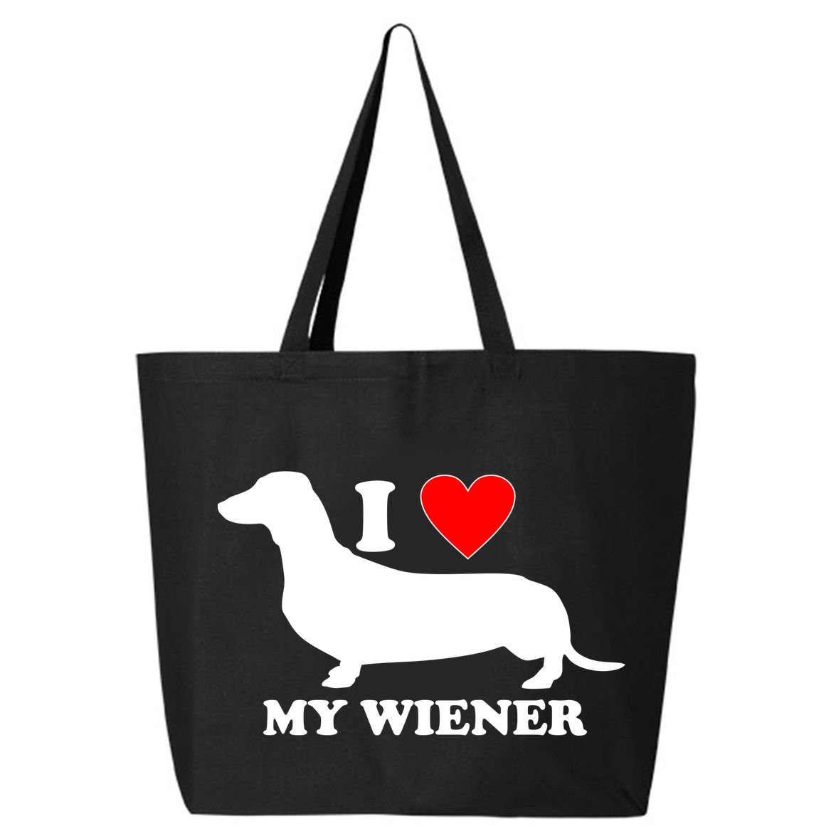 I Love My Wiener 25L Jumbo Tote