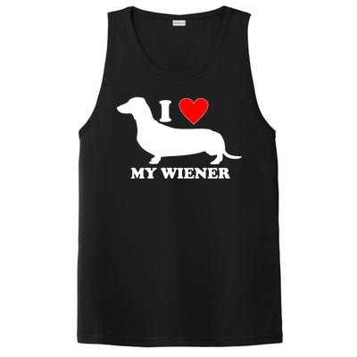 I Love My Wiener PosiCharge Competitor Tank