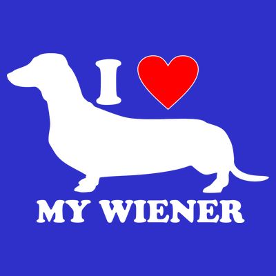 I Love My Wiener T-Shirt