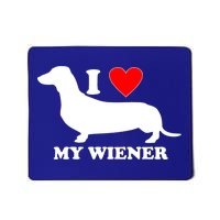 I Love My Wiener Mousepad