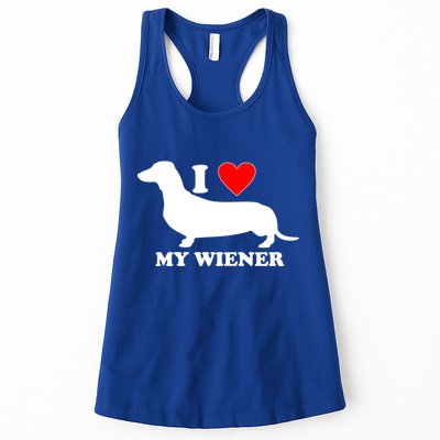 I Love My Wiener Womens Tank Top