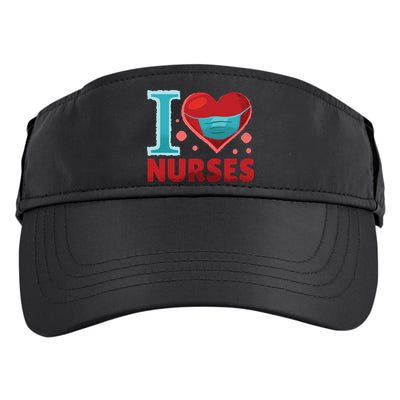 I Love Nurses Adult Drive Performance Visor