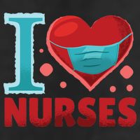 I Love Nurses 11oz C Handle Ceramic Mug
