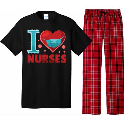 I Love Nurses Pajama Set