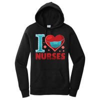 I Love Nurses Women's Pullover Hoodie