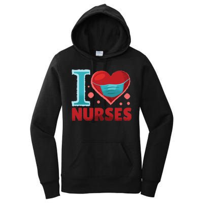 I Love Nurses Women's Pullover Hoodie