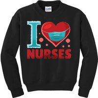 I Love Nurses Kids Sweatshirt