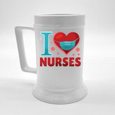 I Love Nurses Beer Stein