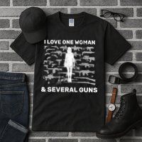 I Love One Woman and Several Guns Tall T-Shirt