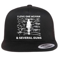 I Love One Woman and Several Guns Flatbill Hat