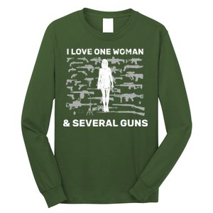 I Love One Woman and Several Guns Long Sleeve Shirt