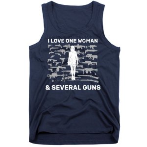 I Love One Woman and Several Guns Tank Top