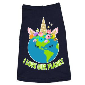 I Love Our Planet Earth Day Love Doggie Tank