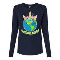 I Love Our Planet Earth Day Love Womens Cotton Relaxed Long Sleeve T-Shirt