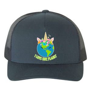 I Love Our Planet Earth Day Love Yupoong Adult 5-Panel Trucker Hat