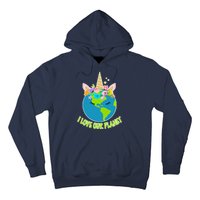 I Love Our Planet Earth Day Love Hoodie