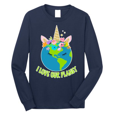 I Love Our Planet Earth Day Love Long Sleeve Shirt
