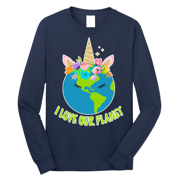 I Love Our Planet Earth Day Love Long Sleeve Shirt