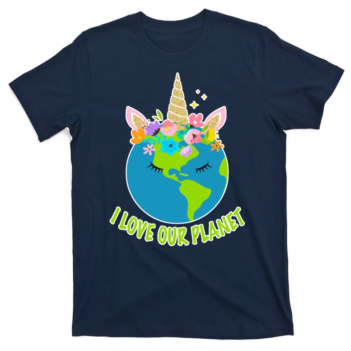 I Love Our Planet Earth Day Love T-Shirt