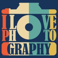 I Love Photography Camera 16 in Basic Backpack