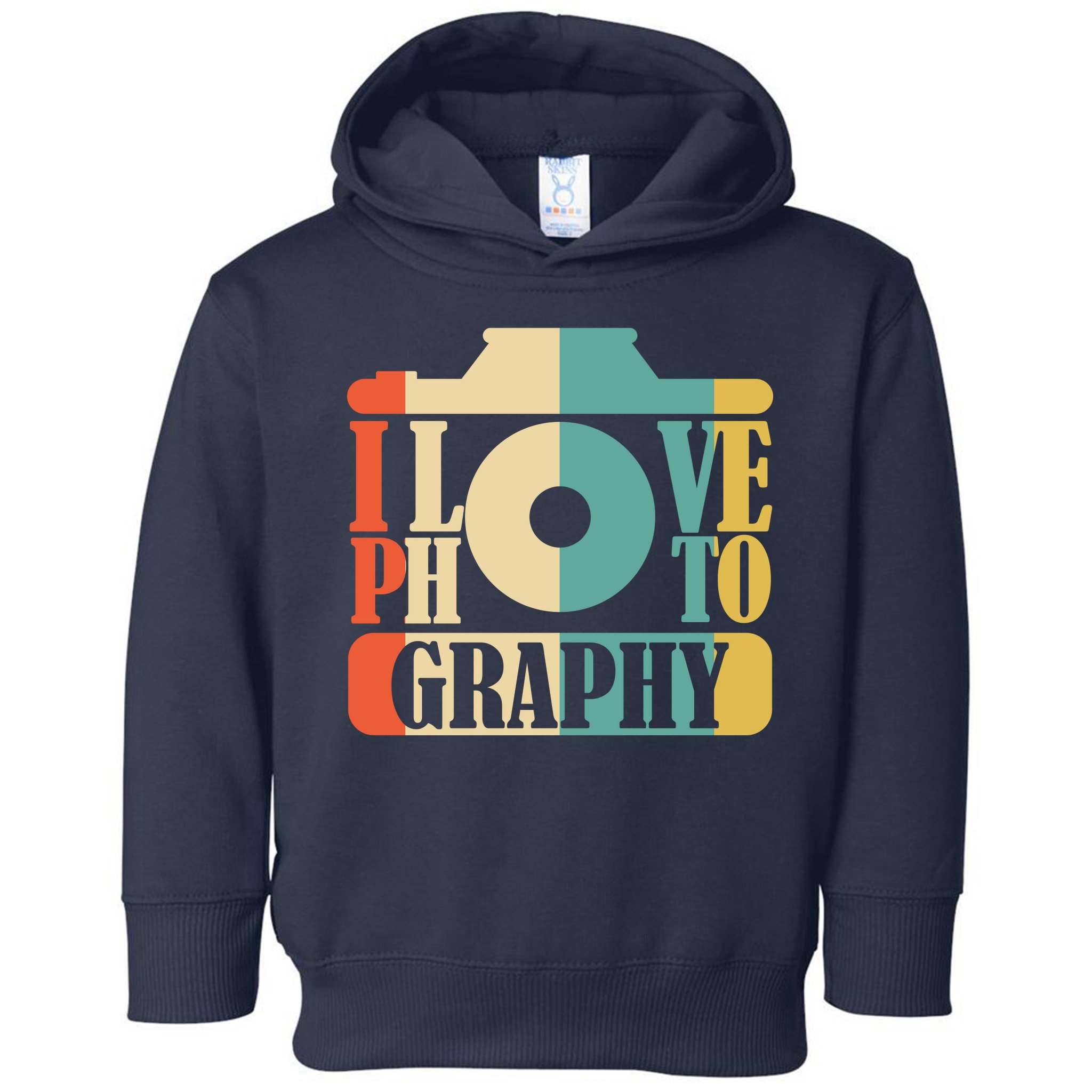 I Love Photography Camera Toddler Hoodie