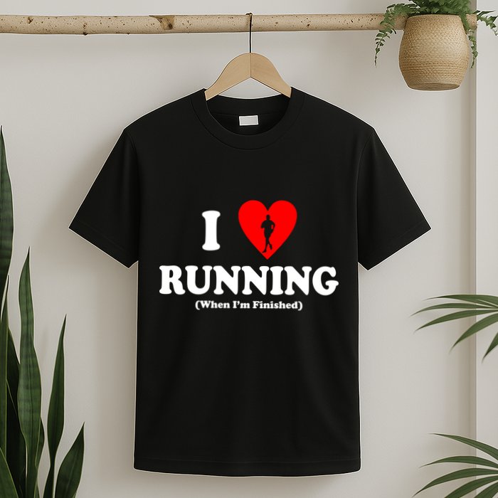 I Love Running When I'm Finished T-Shirt
