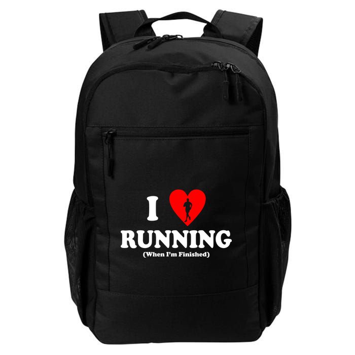 I Love Running When I'm Finished Backpack