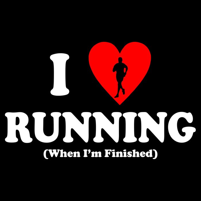 I Love Running When I'm Finished 16 in Basic Backpack