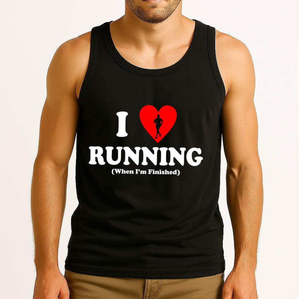 I Love Running When I'm Finished Tank Top
