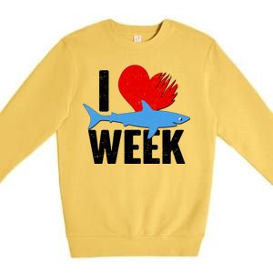 I Love Shark Week Premium Crewneck Sweatshirt