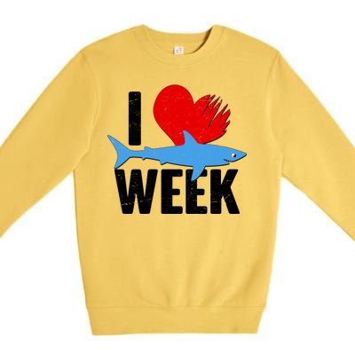 I Love Shark Week Premium Crewneck Sweatshirt